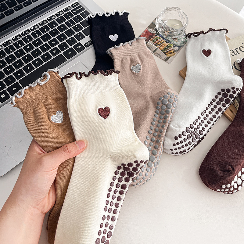 ถุงเท้าโยคะสำหรับผู้หญิง ผ้าฝ้ - No Show Sock Women บทวิจารณ์และราคา