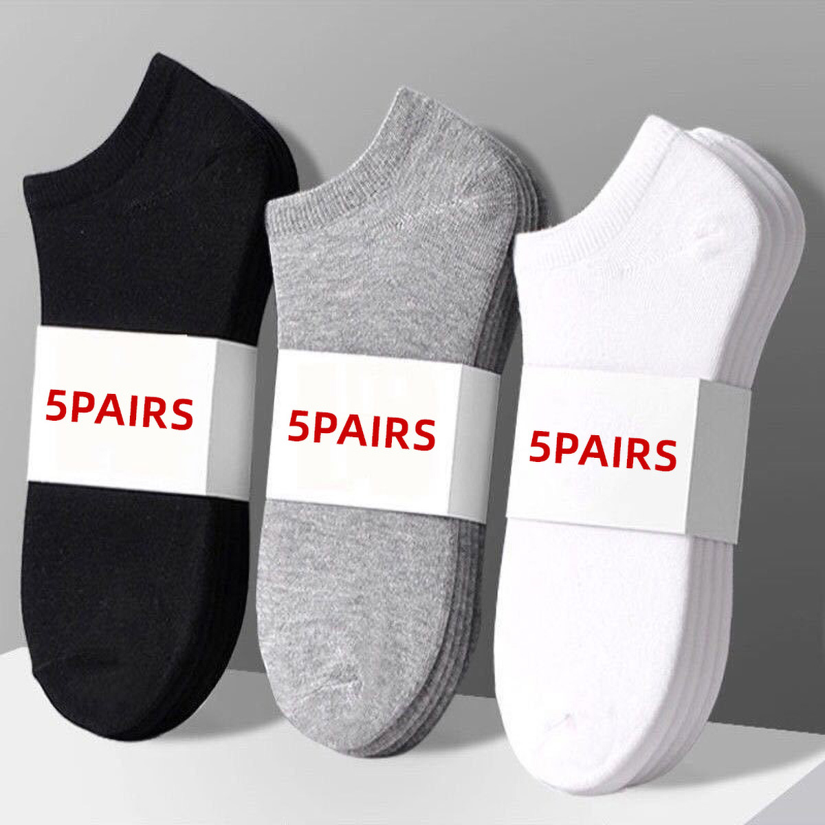 ถุงเท้าข้อสั้นแบบเรียบง่าย สีพ - Ankle Sock Low Cut บทวิจารณ์และราคา