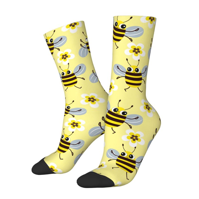 ถุงเท้าลายพิมพ์ 3 มิติ ลายผึ้ง - Dress Sock Men บทวิจารณ์และราคา