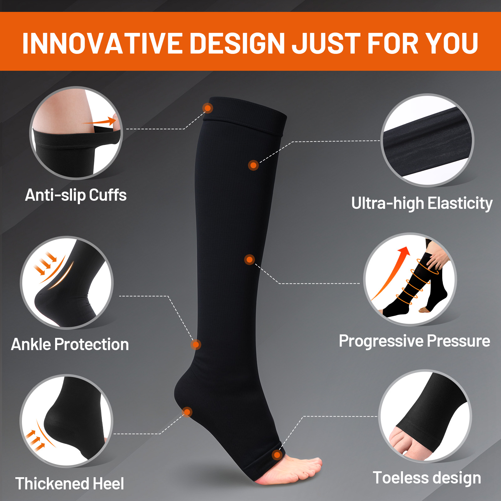 ถุงน่องรัดกล้ามเนื้อโคโฟเอ ไซส - Compression Sock Medical บทวิจารณ์และราคา