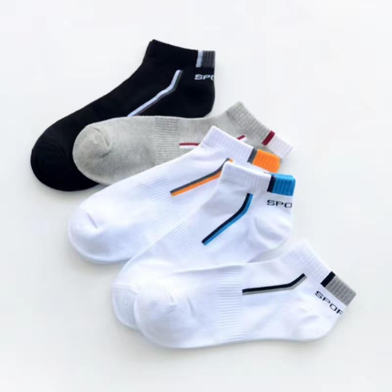 1/3/5 คู่ ถุงเท้ากีฬาข้อสั้นแบ - Ankle Sock Low Cut บทวิจารณ์และราคา
