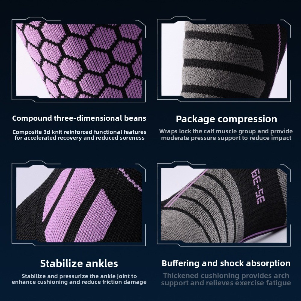 ถุงเท้าสกีแบบหนาใหม่ ถุงเท้ากั - Thermal Sock Winter บทวิจารณ์และราคา