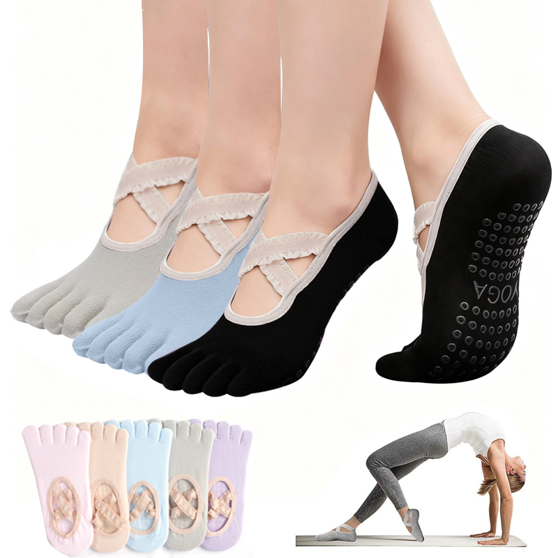 ถุงเท้าพิลาทิสกันลื่นสำหรับผู้ - No Show Sock Women บทวิจารณ์และราคา