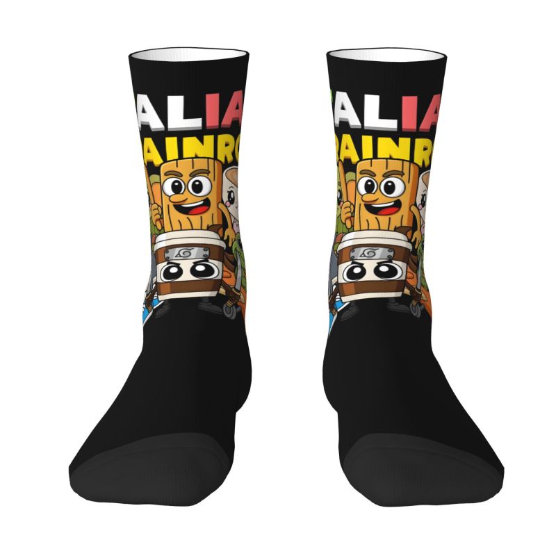 ถุงเท้าลายการ์ตูนสัตว์แฟชั่นอิ - Dress Sock Men บทวิจารณ์และราคา