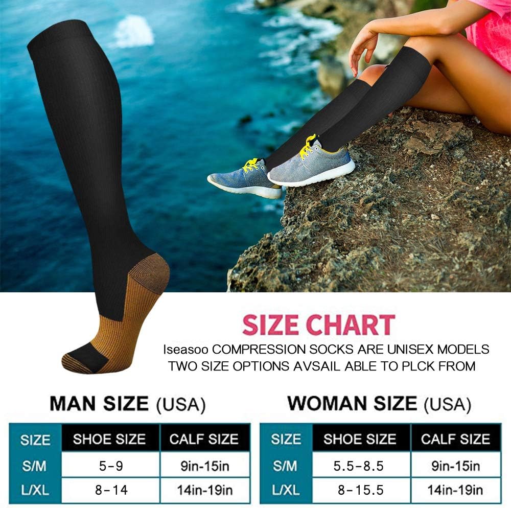 ถุงเท้ารัดกล้ามเนื้อสีทองแดง 6 - Compression Sock Medical บทวิจารณ์และราคา