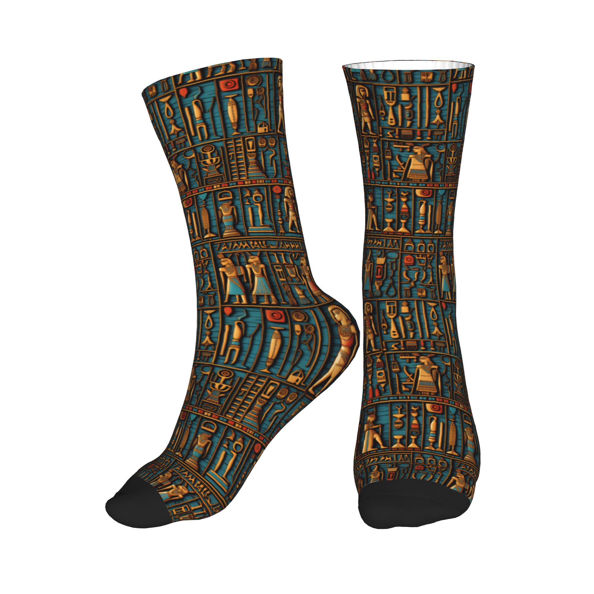 ถุงเท้าลายศิลปะสัญลักษณ์เทพเจ้ - Dress Sock Men บทวิจารณ์และราคา